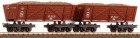 34515 Roco Narrow gauge Set of 2 Gondola cars loaded with potatoes